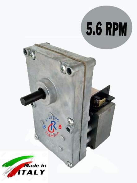 MOTORIDUTTORE 5,6RPM CALDAIA STUFA PELLET THERMOROSSI UNGARO MCZ RED