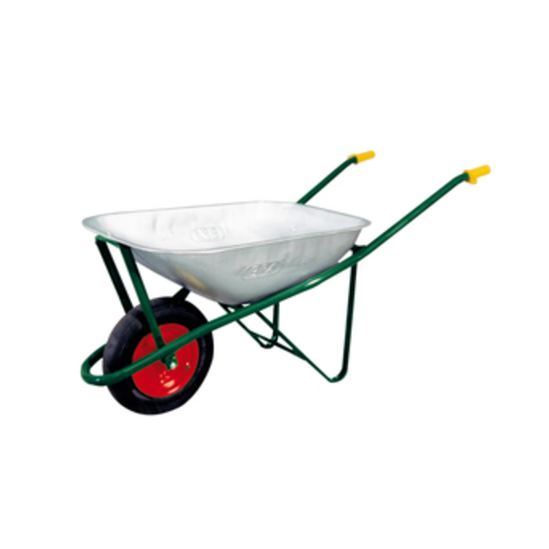 CARRIOLA CON VASCA ZINCATA PESANTE DA MONTARE